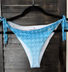Hundstönn blá- bikiní buxur