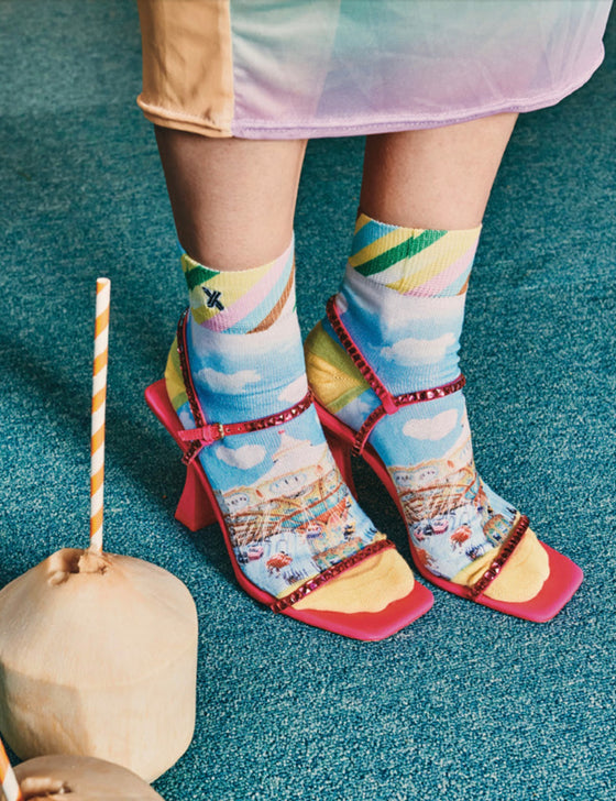 Sælar sokkar Xpooos - hringekja - bestu sokkarnir - sætir sokkar