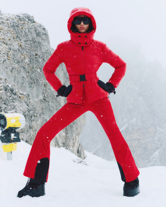 Áróra skíðabuxur - rauðar