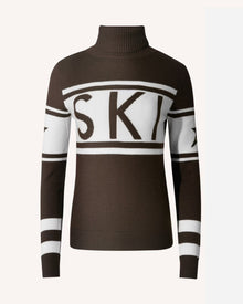  Mjöll skíðapeysa - súkkulaðibrún