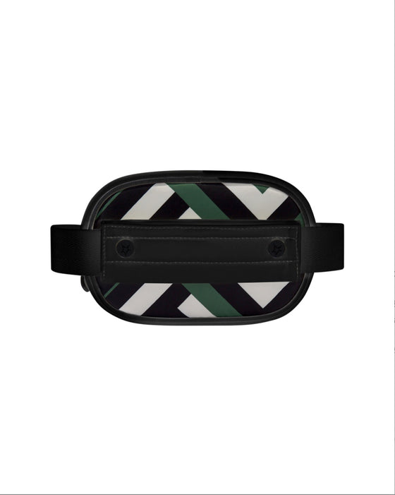 Mittistaska með stjörnu - græn vaffla